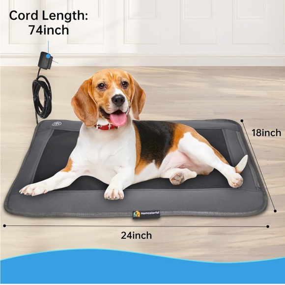 Electric⚡️ Non-Slip & Auto Power Off 3 Airflow Levels Cooling❄️Mat for Dogs🐕 - Picture 6 of 8